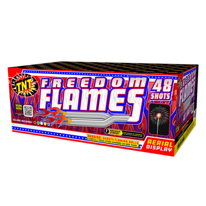 Freedom Flames 48-Shot XL Aerial Cake