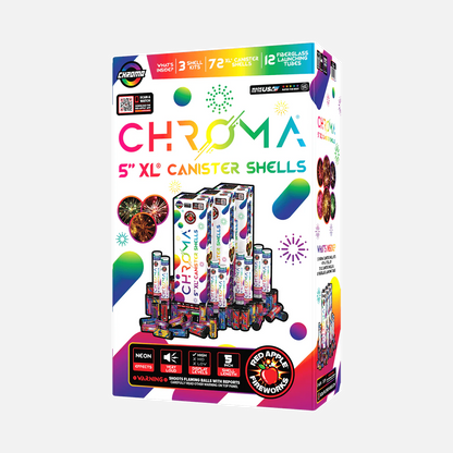 Chroma 24-Shot 5 in. XL Canister Shells