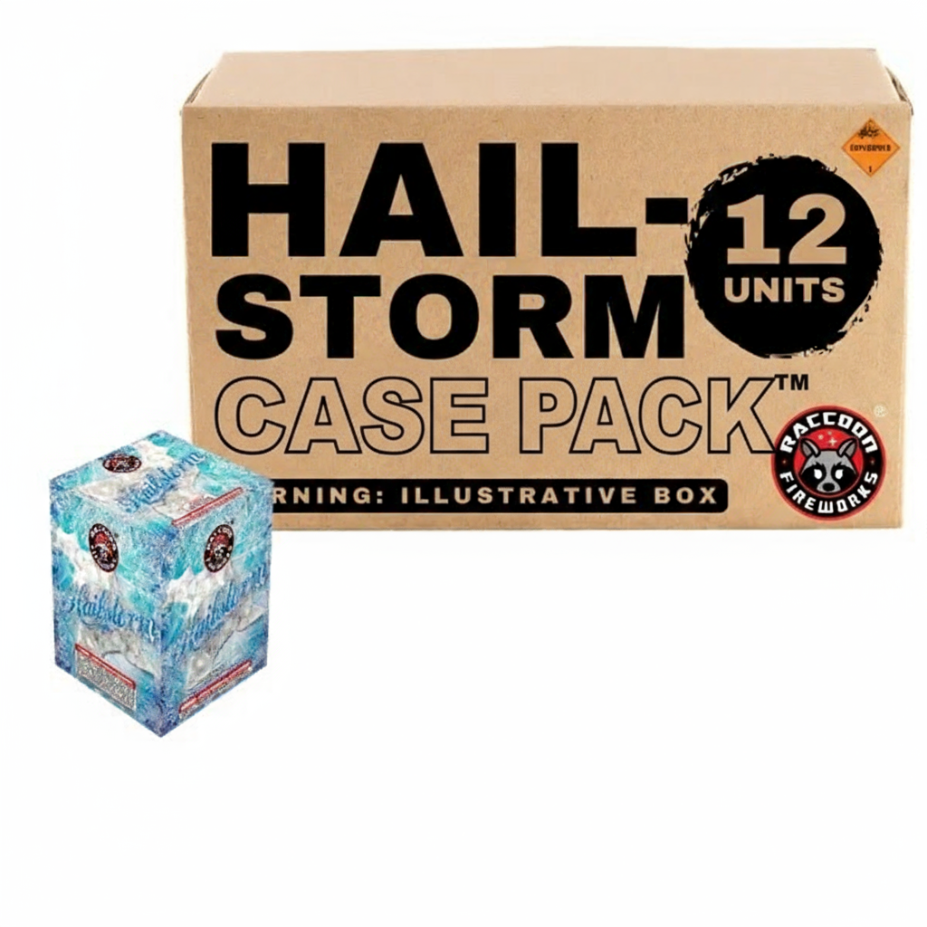 Hailstorm 16-Shot Standard Aerial Cake | Case Pack™ 12/1