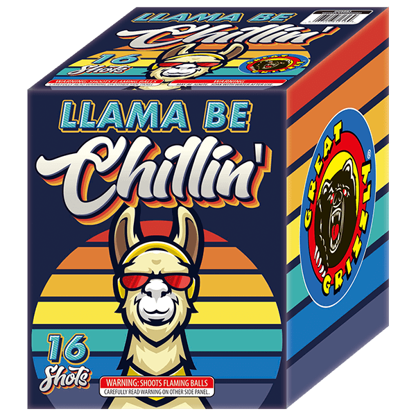 Llama Be Chillin' 16-Shot Standard Aerial Cake