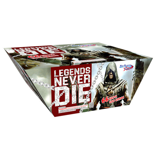 Legends Never Die 66-Shot XL Aerial Cake