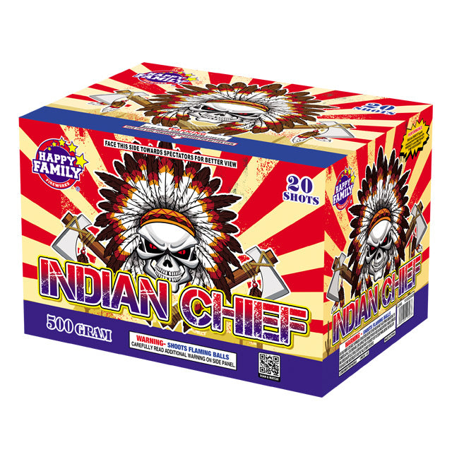 Tarta aérea de 20 disparos Indian Chief XL