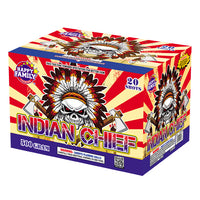 Tarta aérea de 20 disparos Indian Chief XL