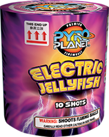 Electric Jellyfish 10-Shot Standard Aerial Cake