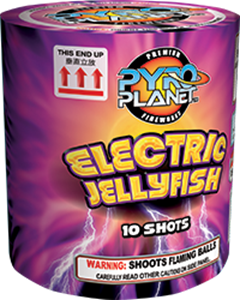 Electric Jellyfish 10-Shot V.I.P 18-Shot Large Aerial Cake Aerial Cake