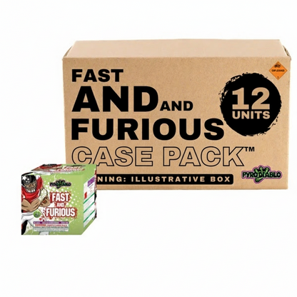 Fast & Furious 16-Shot Standard Aerial Cake | Case Pack™ 12/1