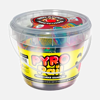 Muestra de fuegos artificiales Pyro Pail™