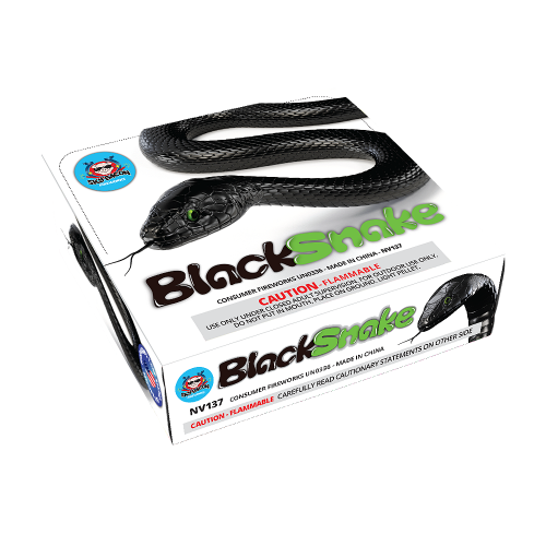 Black Snakes Ground Novelty (6-Pack)