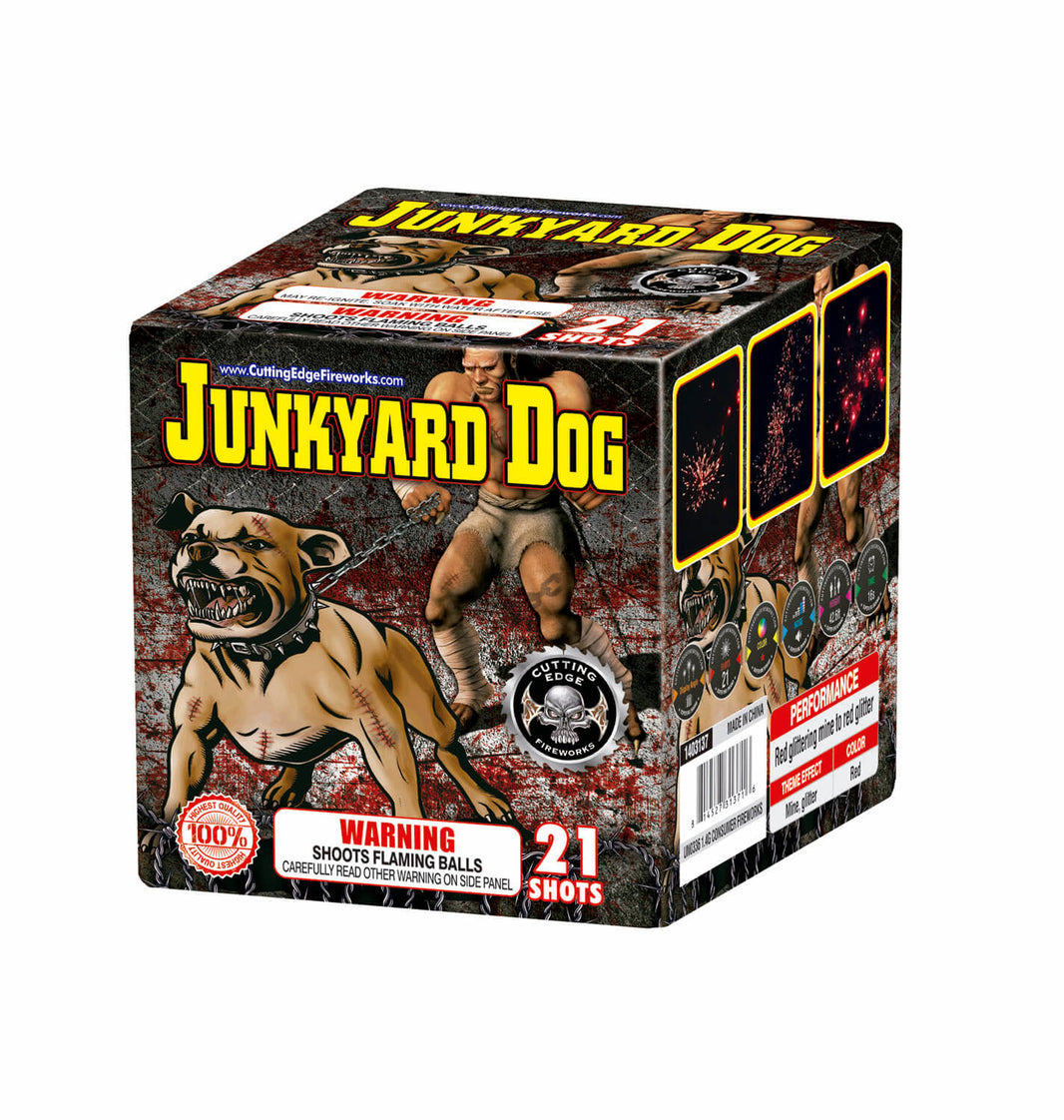Junkyard Dog 21-Shot Standard Aerial Cake