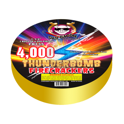 Thunderbomb Firecrackers 4000s