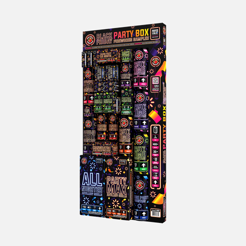 Black Friday Party Box 400 Shot Fireworks Samplers®