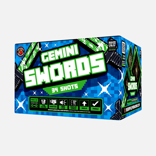 Swords™ Set de Final de Fuegos Artificiales XL® de 136 Disparos®