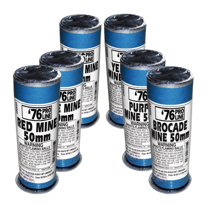 Surtido de minas de 50 mm, un solo disparo, Pro-Line | Caja 4/6