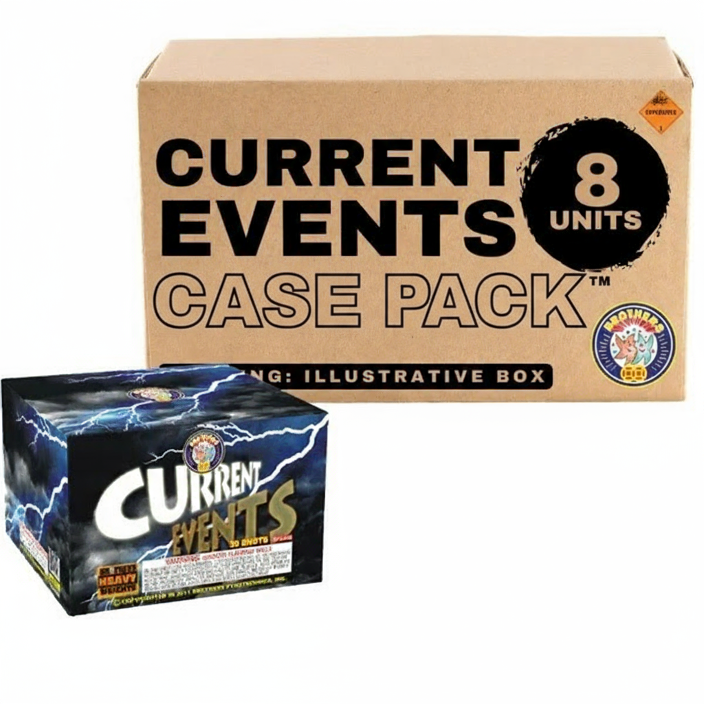 Current Events 30-Shot Large Aerial Cake | Case Pack™ 8/1