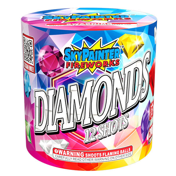 Diamonds 12-Shot Standard Aerial Cake