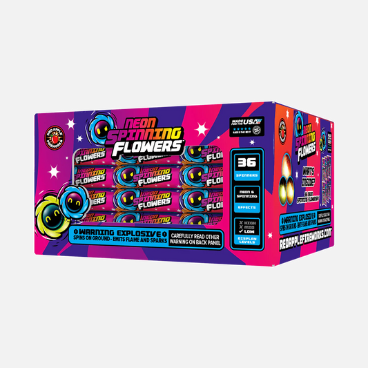 Neon Spinning Flowers™