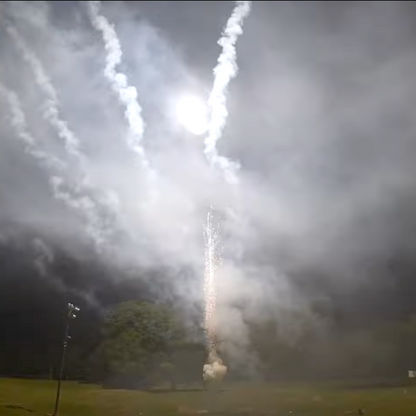 Silver Comet Tail to Crackle with Hammer (5sec) 49-Shot Pro-Line Cake