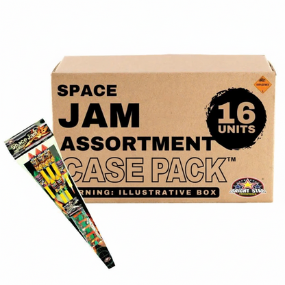 Space Jam Assortment 12-Shot Large Rocket | Case Pack™ 16/1