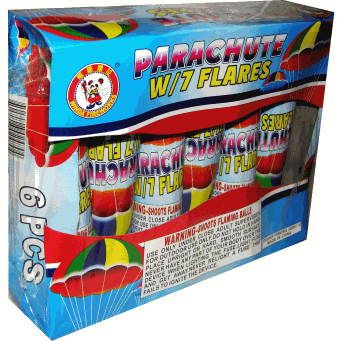Parachute with Flares (6-Pack)