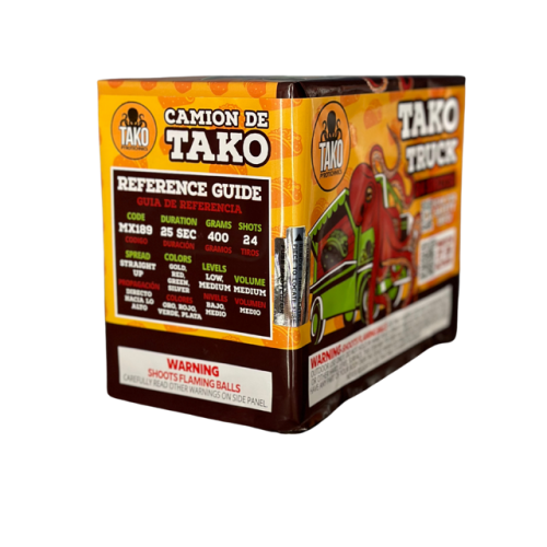 Tako Truck 24-Shot Standard Aerial Cake | Case 6/1