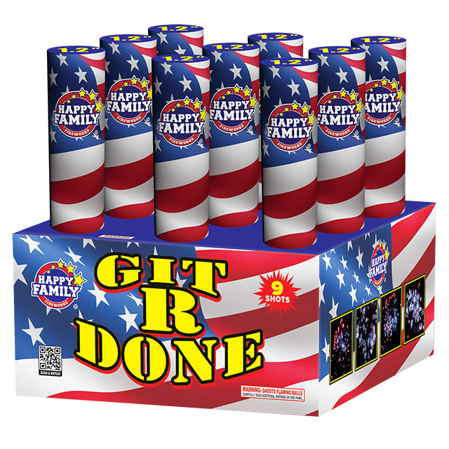 Get R Done 9-Shot XL Aerial Cake