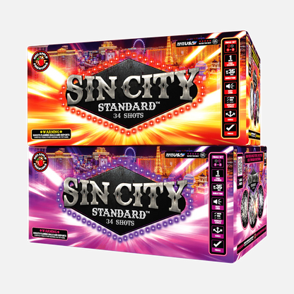Sin City Standard™ 68 disparos XL® Pirotecnia Aérea de Gran Final®
