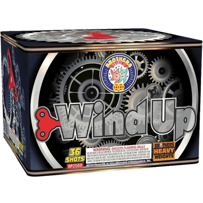 Wind Up 36-Shot XL Aerial Cake | Case Pack™ 4/1