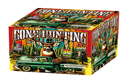 Gone Hunting 36-Shot XL Aerial Cake
