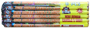 Mini 5-Shot Roman Candle (6-Pack)