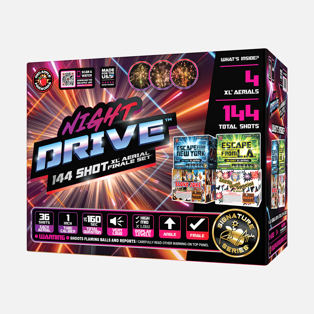 Night Drive™ 144 Disparos XL® Set de Final Aéreo® de Brothers