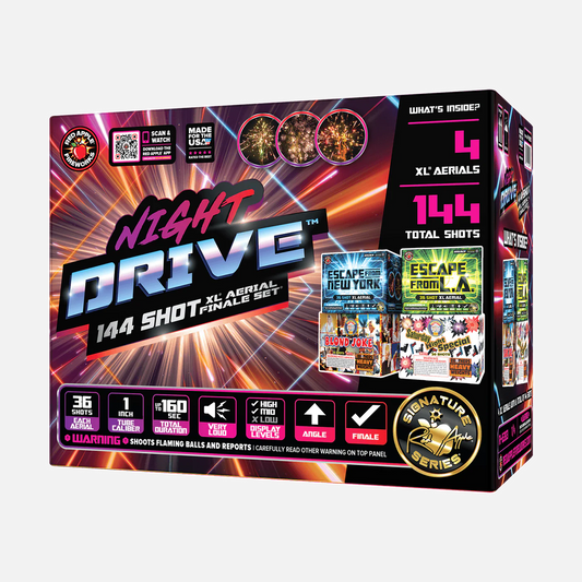Night Drive™ 144 Disparos XL® Set de Final Aéreo® de Brothers