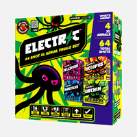 Set de Fuegos Artificiales Aéreos Electric™ 64-Disparos XL® Finale®