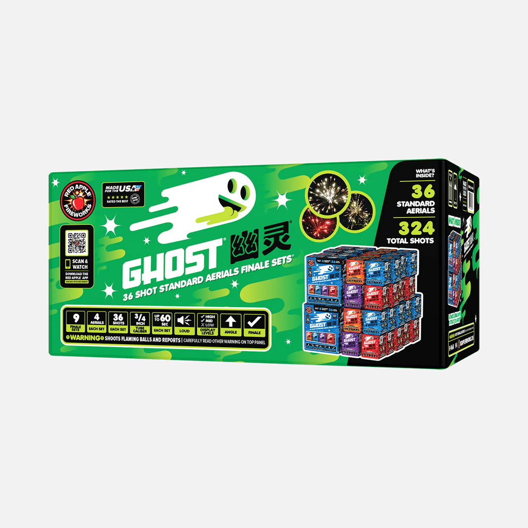 Ghost® 36 Tiros Juegos Pirotécnicos Aéreos de Final Estándar®