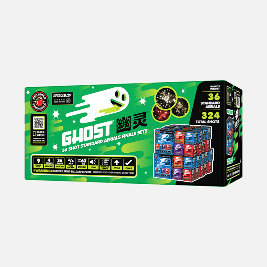 Ghost® 36 Tiros Juegos Pirotécnicos Aéreos de Final Estándar®