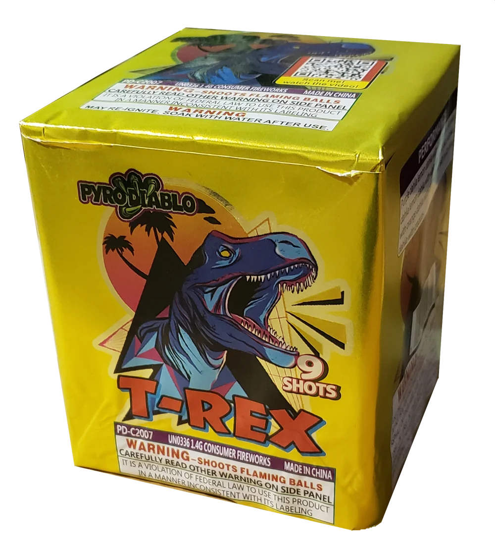 T-Rex 9-Shot Standard Aerial Cake