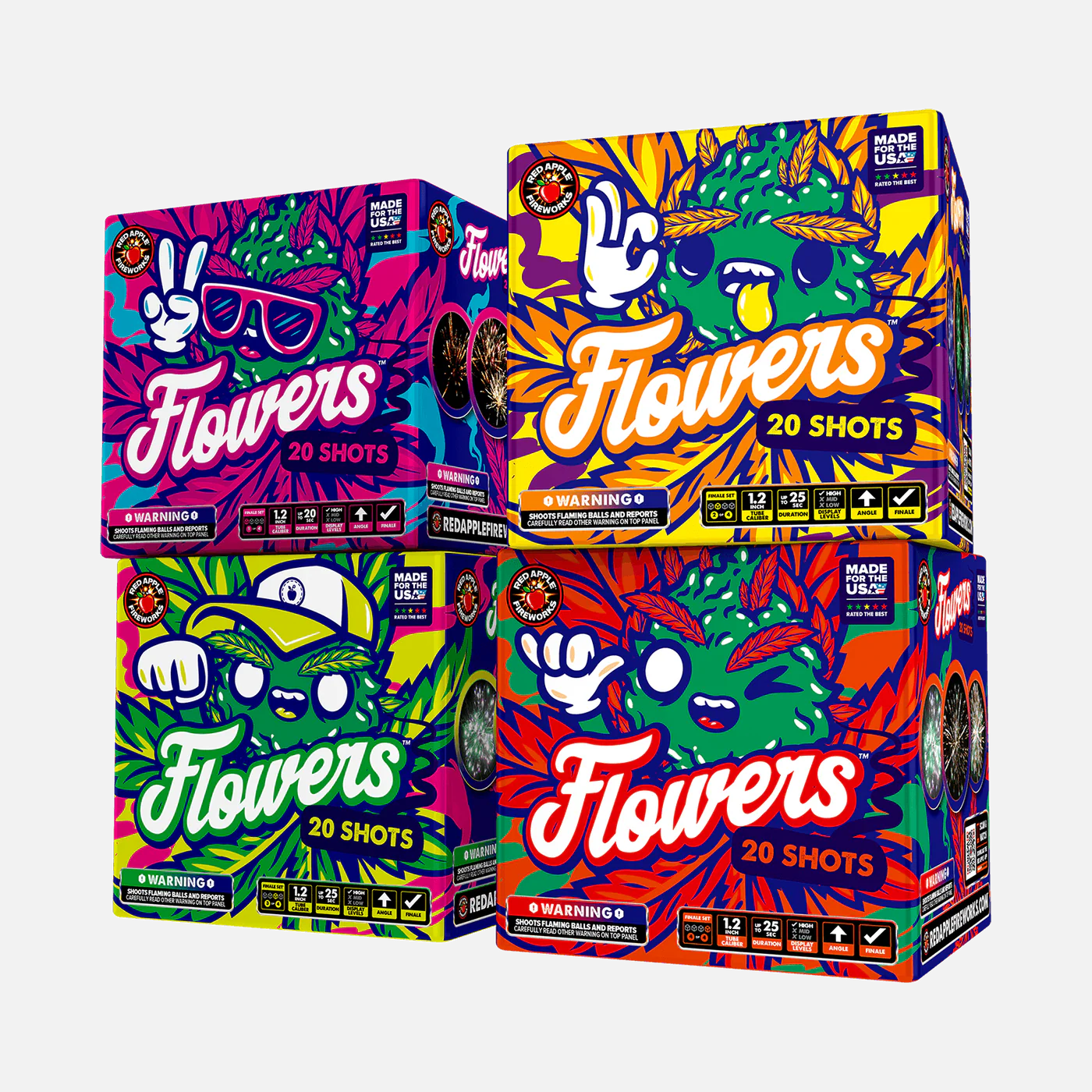 Flowers 80-Shot XL Aerial Finale Set