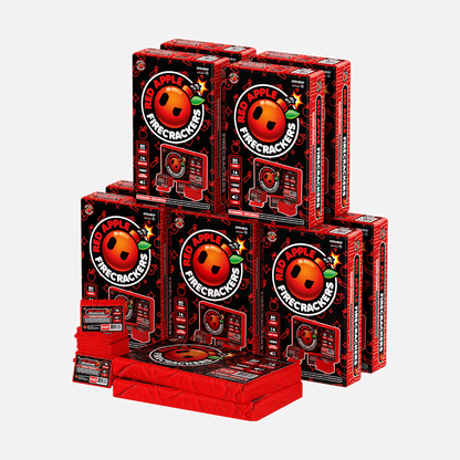 Petardos de bengalas Red Apple® Bombs de 16 disparos "Full Brick"
