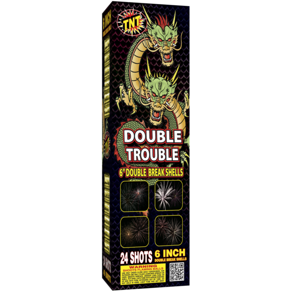 Double trouble 24-Shot 6 in. Canister Shells
