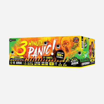 3 Minute Panic™ 77-Disparos XL® Aéreos