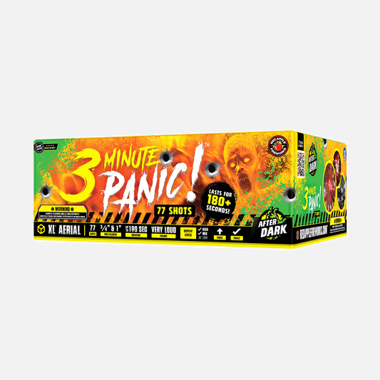3 Minute Panic™ 77-Shots XL® Aerials