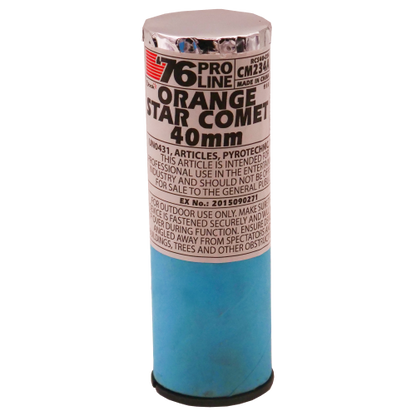 40mm Orange Star Comet Single Shot Pro-Line