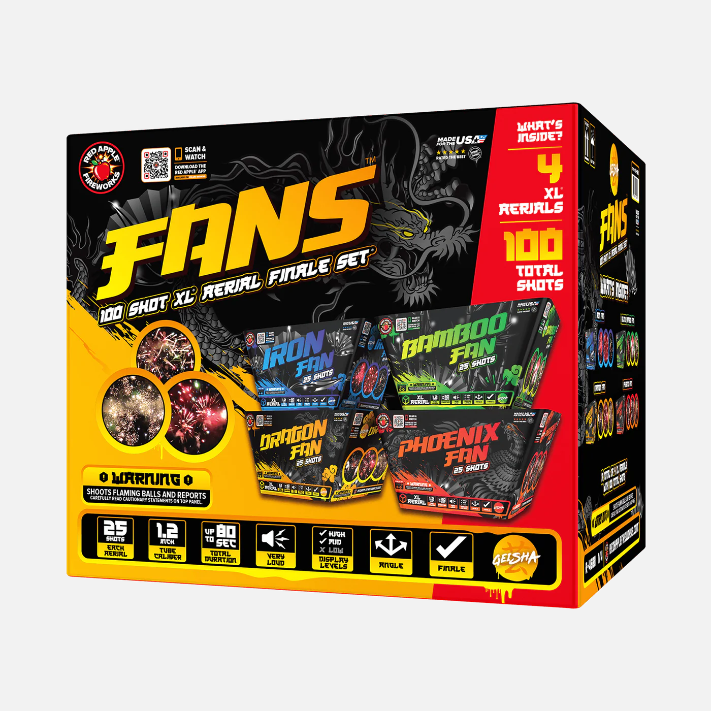 Fans 100-Shot XL Aerial Finale Set