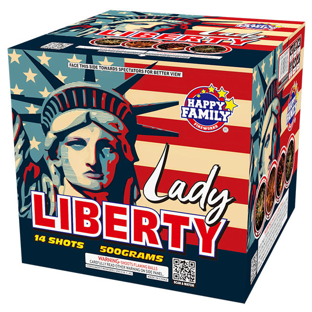 Tarta aérea extragrande de 14 disparos Lady Liberty