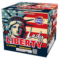 Tarta aérea extragrande de 14 disparos Lady Liberty