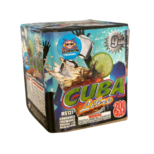 Cuba Libre 9-Shot Standard Aerial Cake