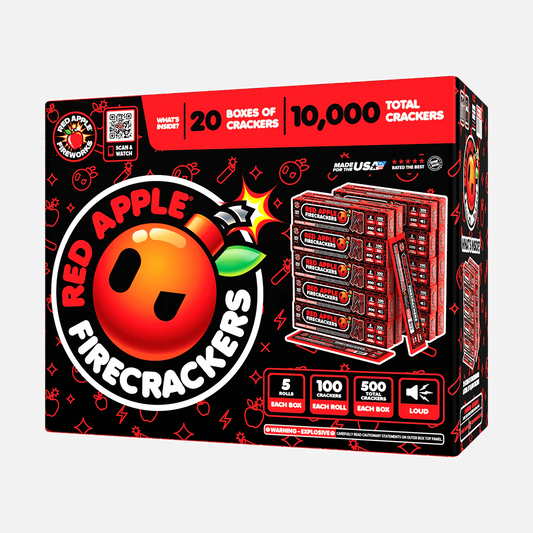 Petardos de bengala de tira 100 Red Apple®