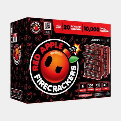 Petardos de bengala de tira 100 Red Apple®