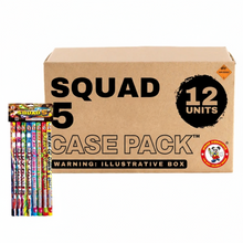 Squad 5 5-Shot Standard Roman Candle (8-Pack) | Case Pack™ 12/1