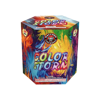 Color Storm 19-Shot Standard Aerial Cake
