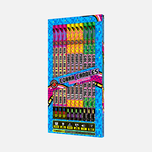 Cobra™ Candles 10 Shots Roman Candle Packs